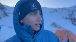 Enzo Vogrincic en el Valle de las Lágrimas