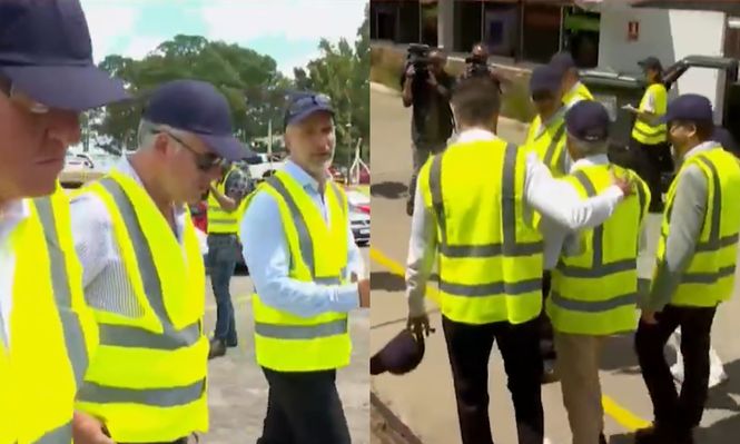 Orsi recorrió junto a Cardona y Castillo la planta de Nordex