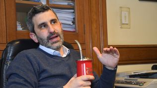 El senador frenteamplista Daniel Caggiani