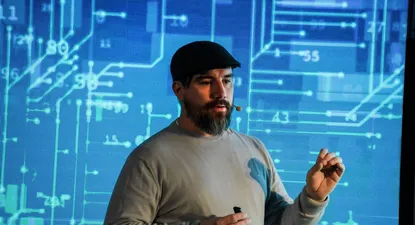 Gastón Serralta durante el evento de El Observador.