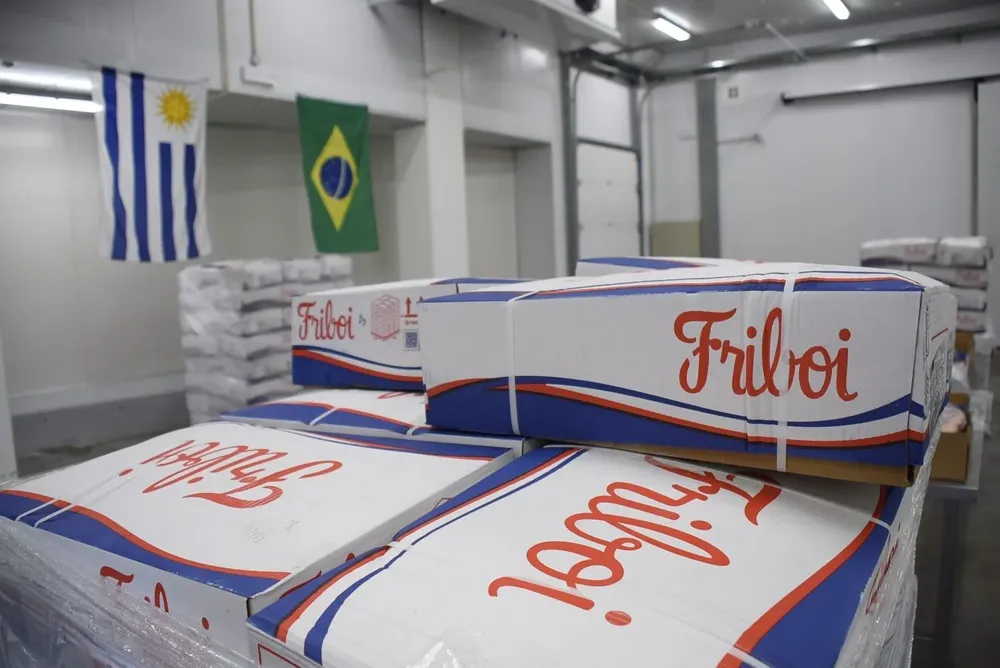 Carne vacuna importada desde Brasil.