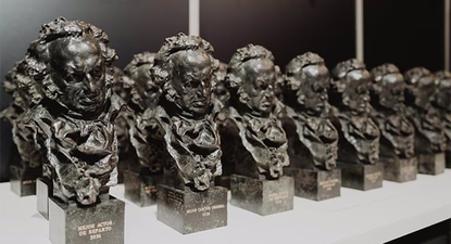 Estatuilla de los premio Goya