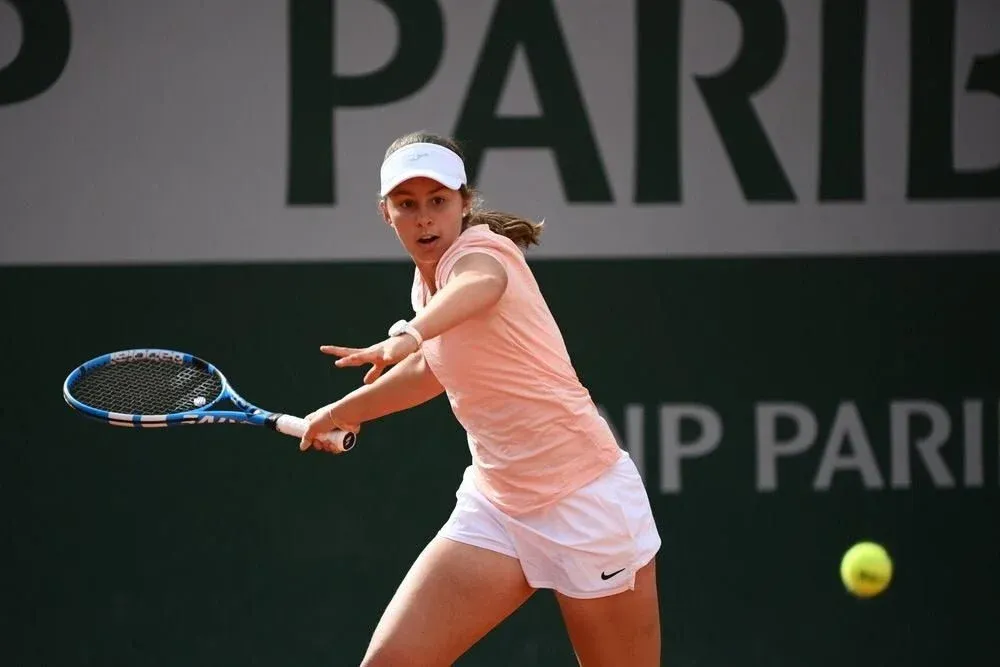 Guillermina Grant en Roland Garros Juniors el año pasado