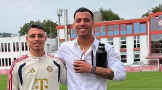 Rodrigo Dudok entrenó por primera vez en Bayern Múnich de Alemania, en el que se encuentra a prueba