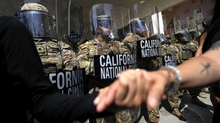 Despliegue de la Guardia Nacional en California.&nbsp;