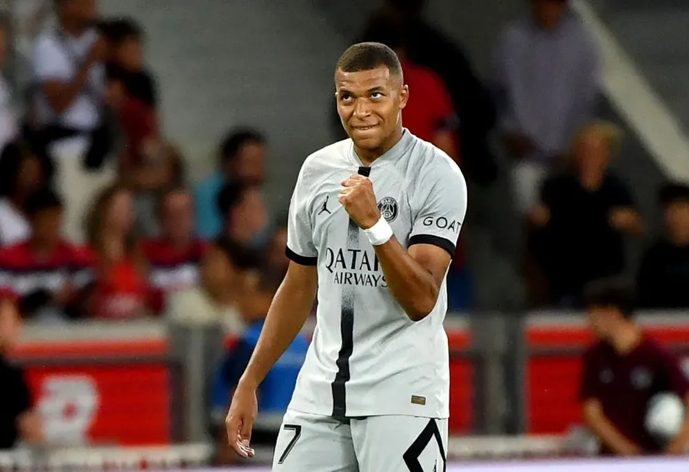 La estrella del PSG Kylian Mbappé
