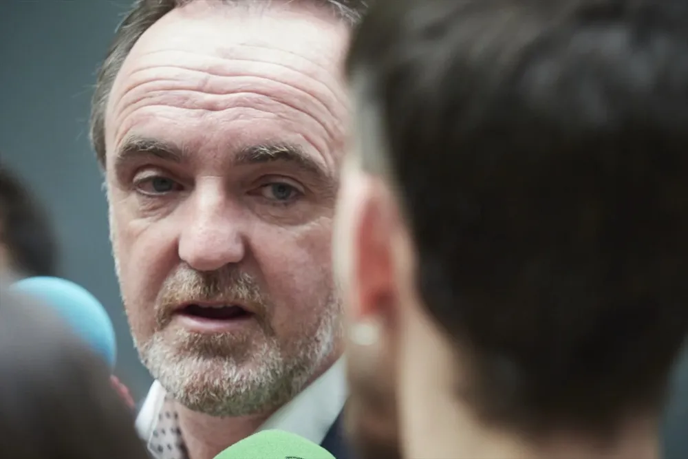 El presidente de UPN, Javier Esparza.