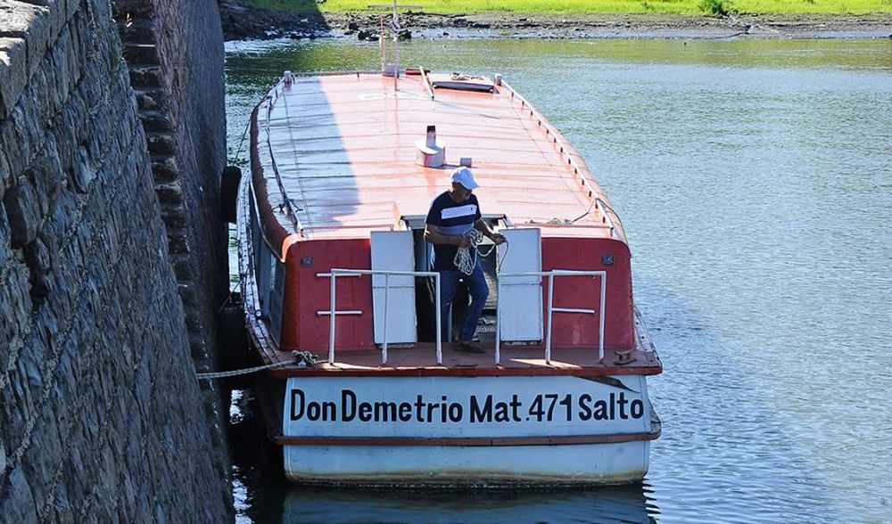 Embarcación que conectará Salto y Concordia