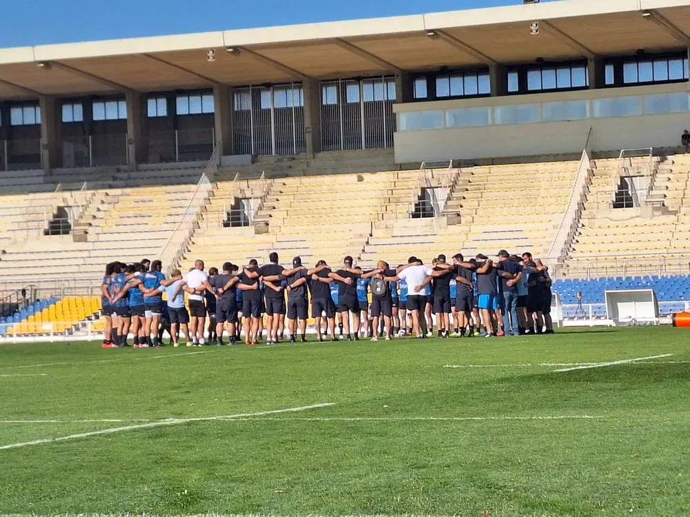 Último entrenamiento de Los Teros en Avignon