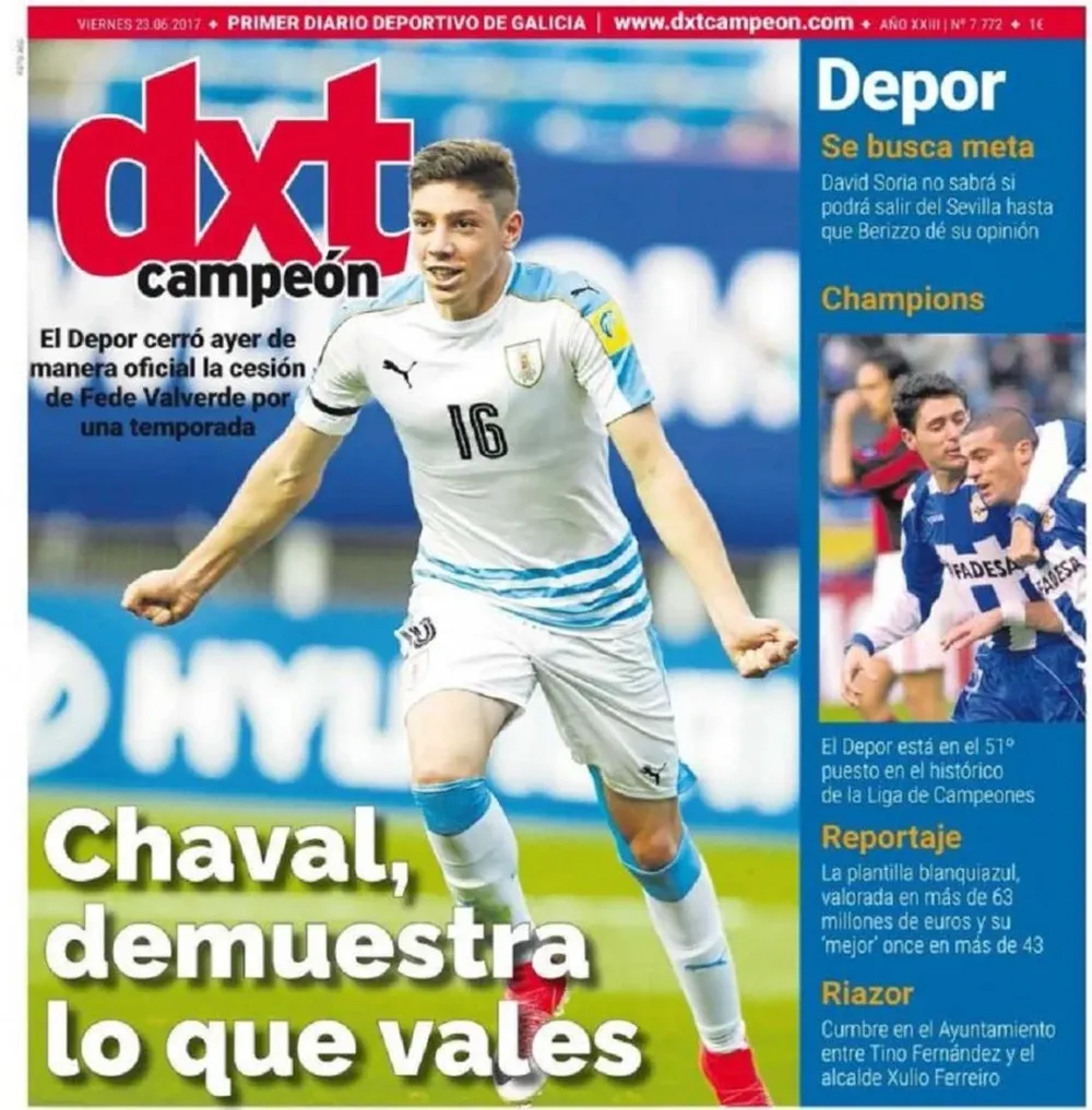 La tapa de DXT Campeón con Valverde de protagonista