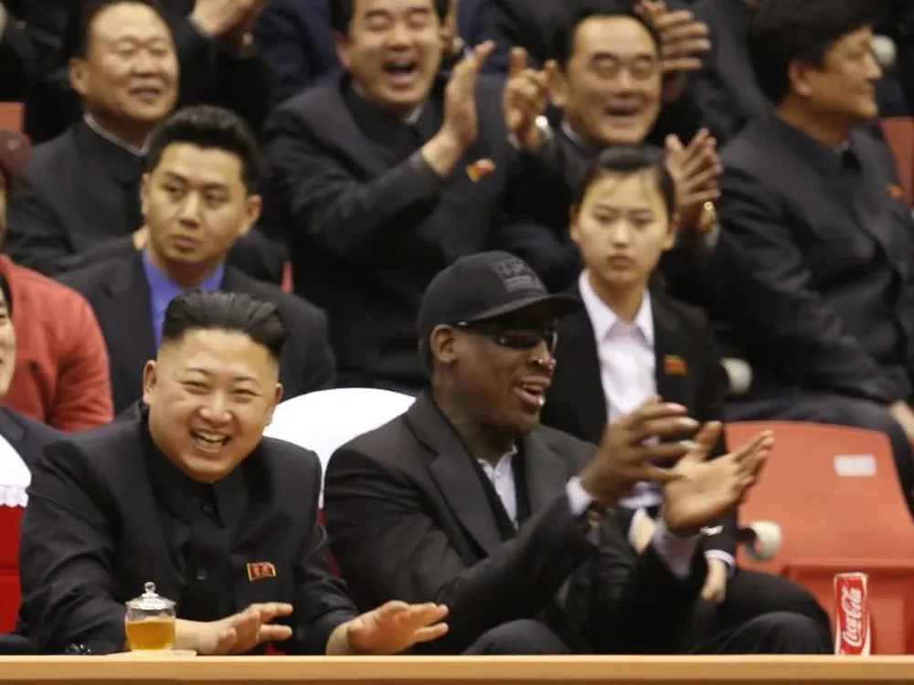 Kim Jong Un, Rodman y una latita de Coca Cola en Corea del Norte