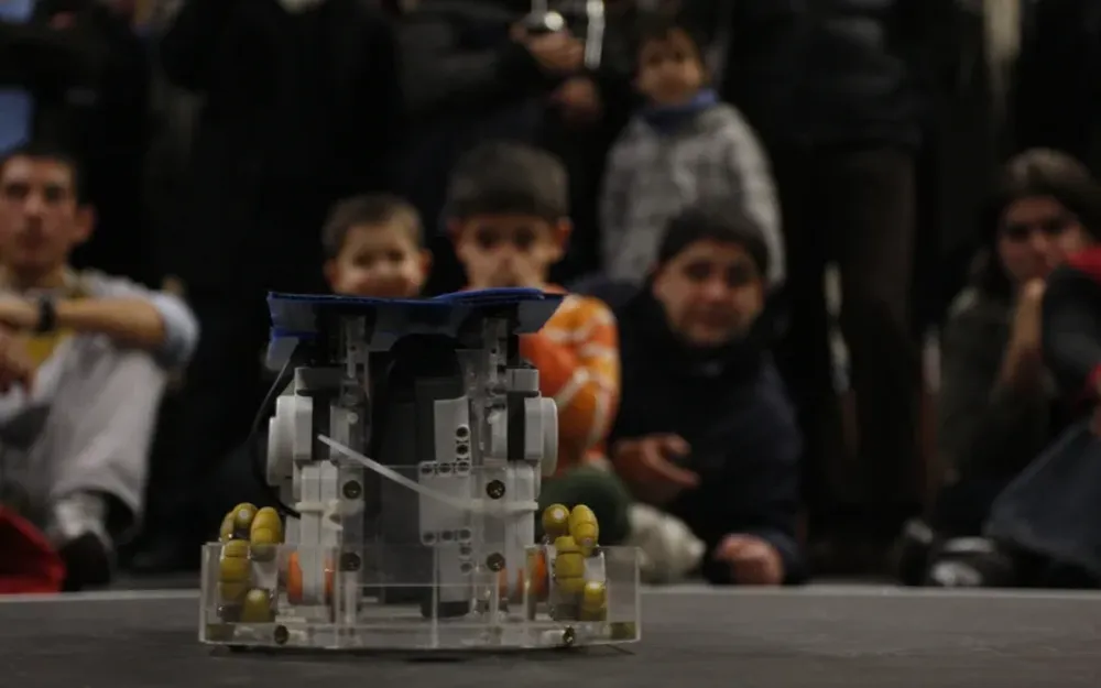 La cateogría Sumbot de lucha de robots es un clásico de este evento anual