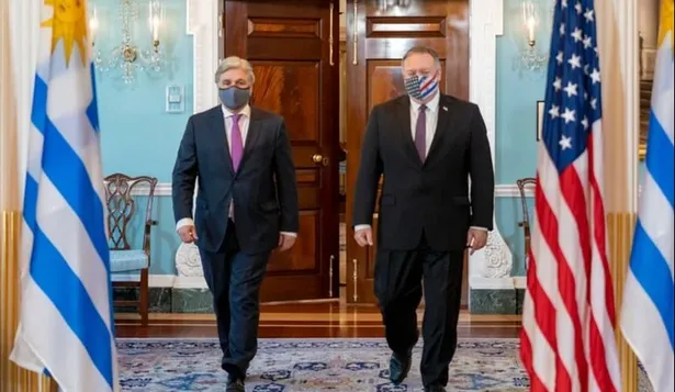 El gobierno de EEUU destacó fuerte muestra de amistad tras reunión de Pompeo con Bustillo