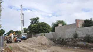 Obras en el Ferrocarril Central (Archivo).