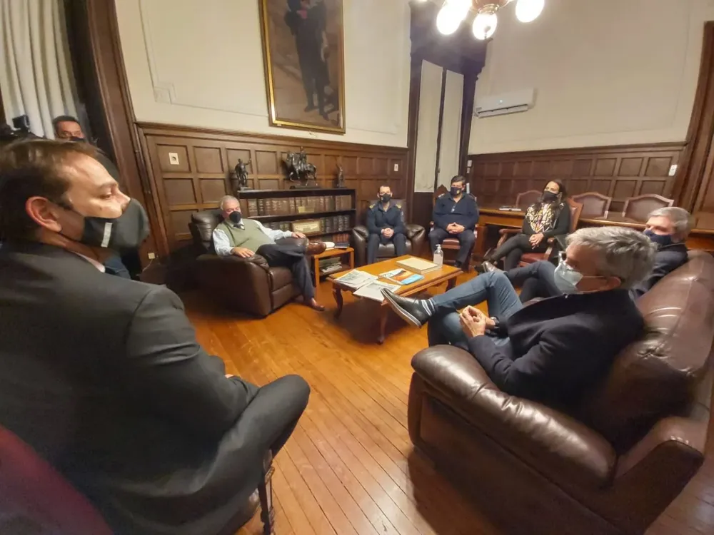 Ruglio y Decurnex en el Ministerio del Interior