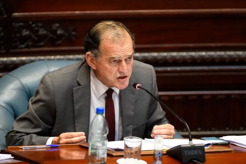 Archivo, 2021. El senador de Cabildo Abierto, Guido Manini Ríos