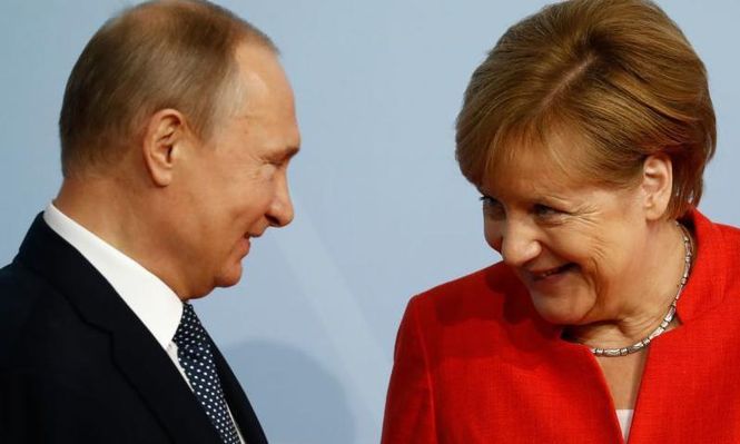Putin y Merkel en una imagen de 2017.