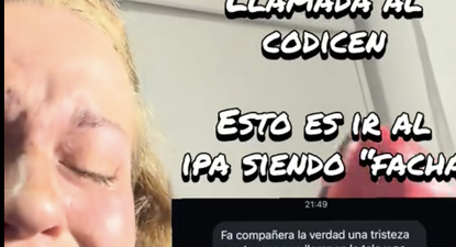 Lucía Cabrera, estudiante del IPA, que denunció que recibió hostigamiento por oponerse a las ocupaciones
