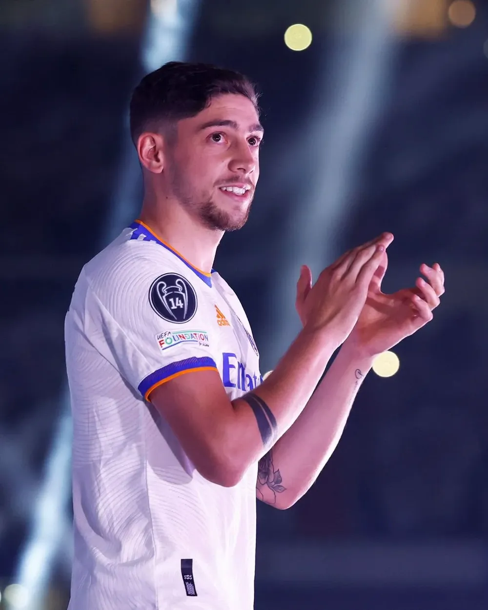 Federico Valverde en los festejos de la Liga de Campeones 2022