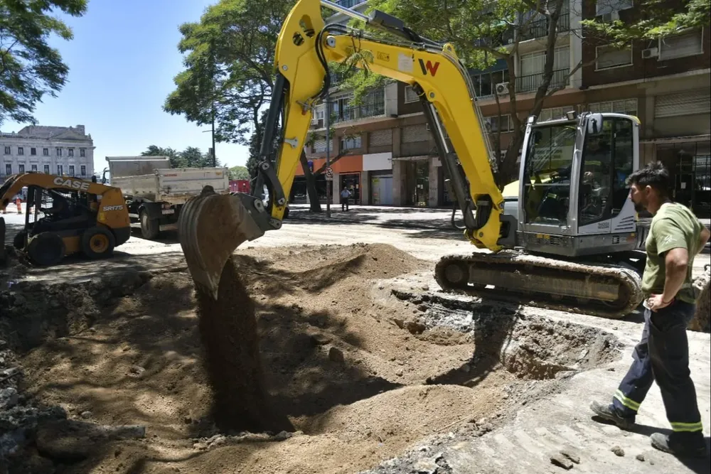 El hecho se dio por la rotura de un troncal, un caño de mayor tamaño, en Libertador y Venezuela, alrededor de las 3 de la madrugada