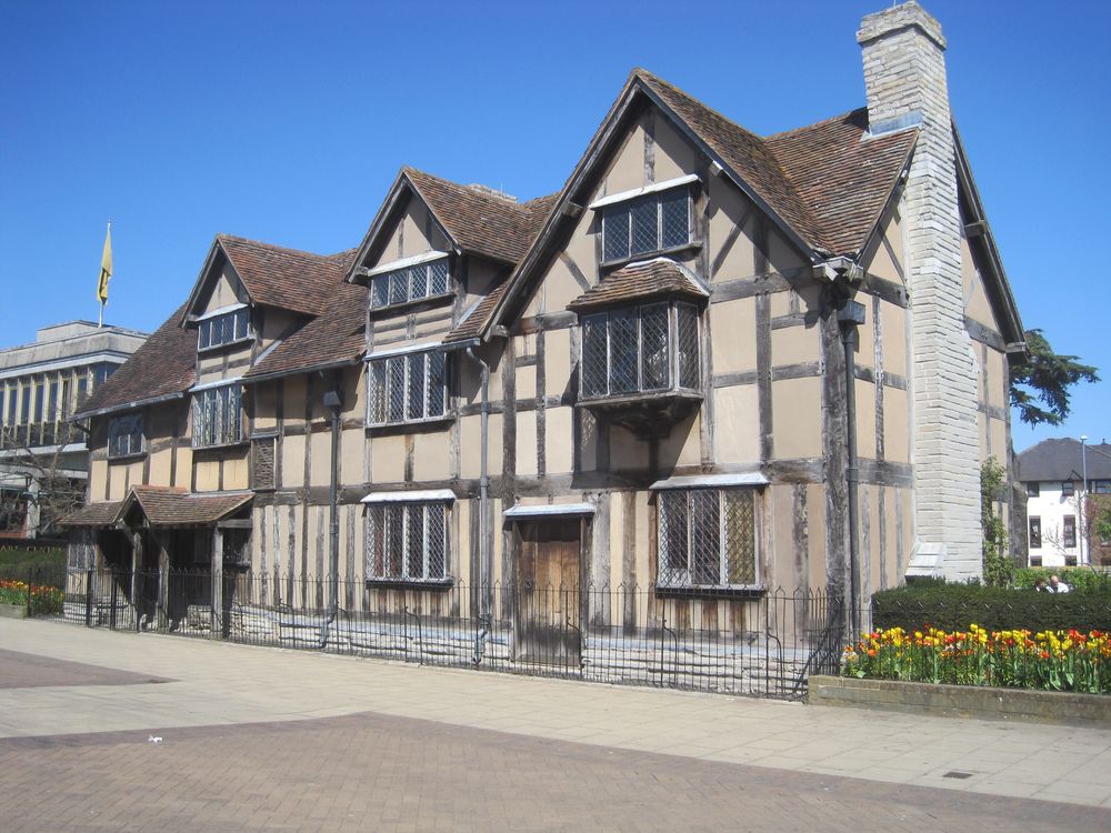 La casa original de Shakespeare en Stratford-upon-Avon
