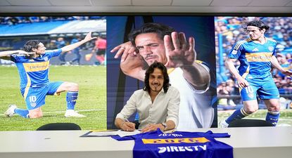 Edinson Cavani renovó en Boca Juniors