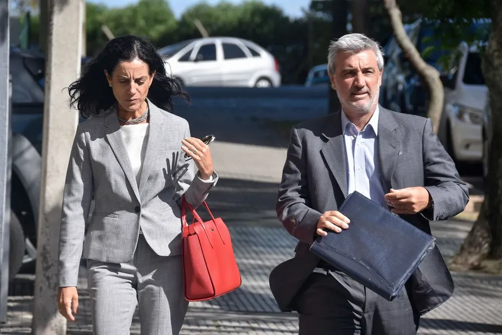 Azucena Arbeleche y el subsecretario del MEF, Alejandro Irastorza.