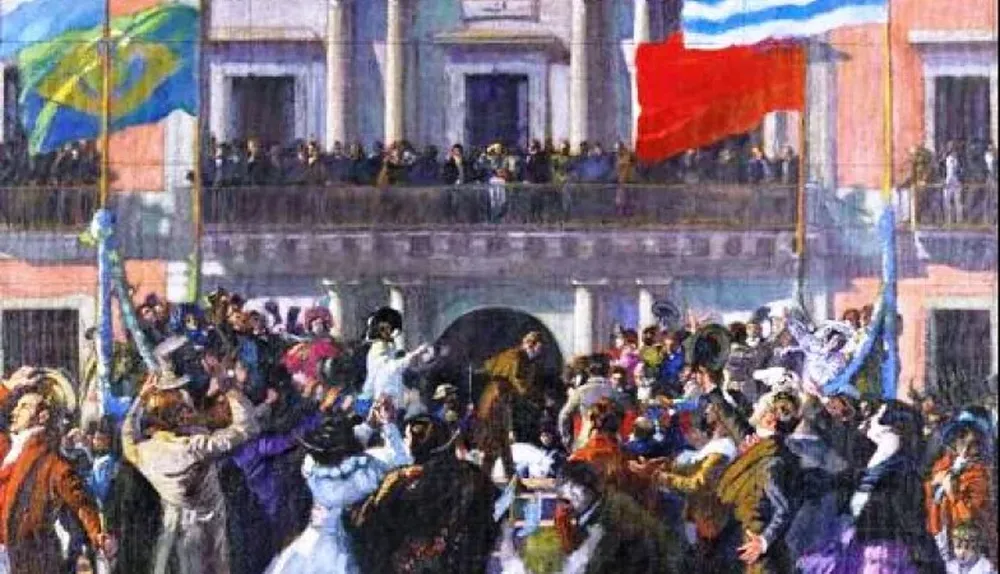 Jura de la constitución, un óleo de Pedro Blanes Viale