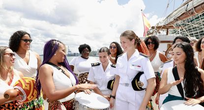 Descubre los verdaderos motivos de las marcas en el brazo de la princesa Leonor.&nbsp;