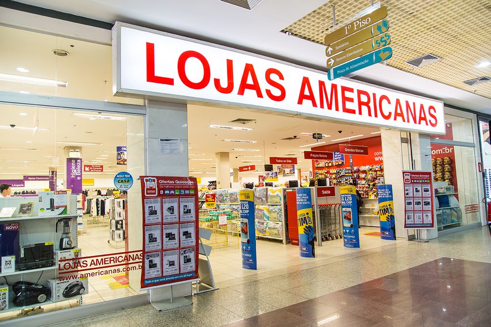 Un local de la tienda minorista brasileña Americanas