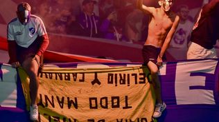 Barra brava de Nacional. (Archivo) Barra brava de Nacional. (Archivo)