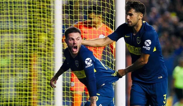 Nahitan Nández festejó el título de Boca desde Italia