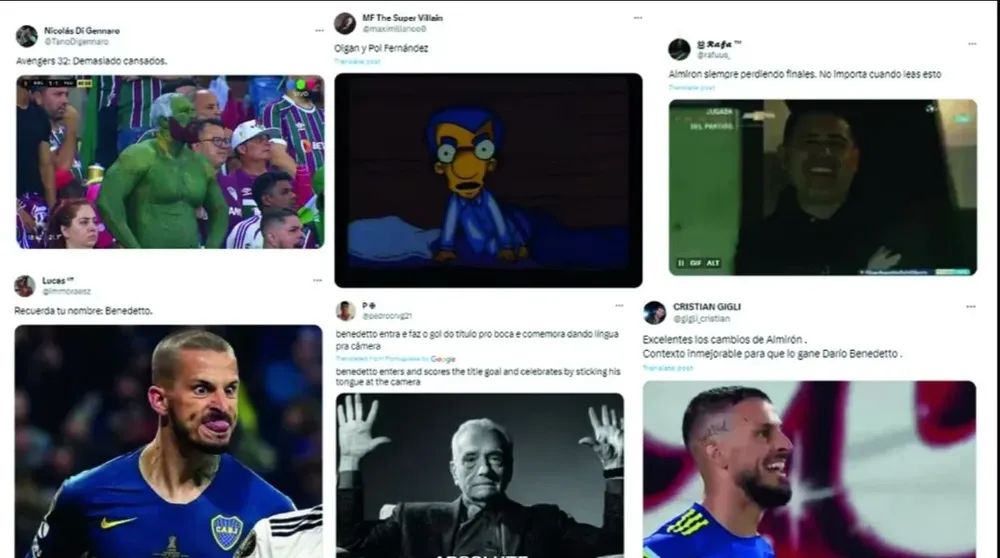 Los mejores memes tras la derrota de Boca en la final de la Libertadores
