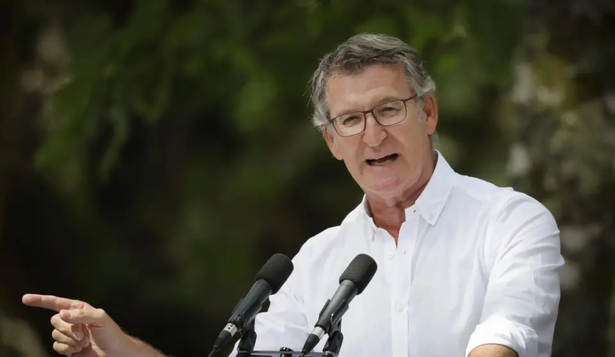 El líder del PP, Alberto Núñez Feijóo.