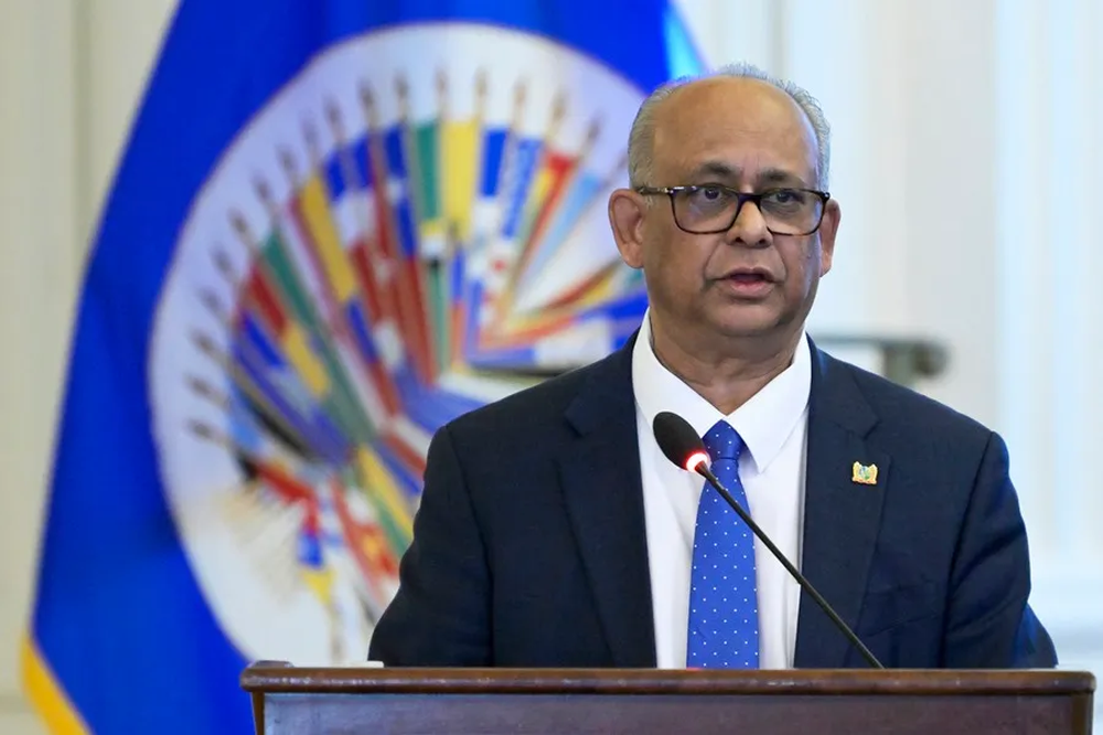 El ministro de Exteriores de Surinam, Albert Ramdin, candidato a secretario general de la OEA