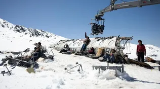 El set de rodaje de la película de J.A. Bayona.