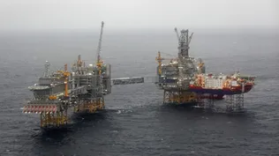 Plataforma petrolera en Noruega.