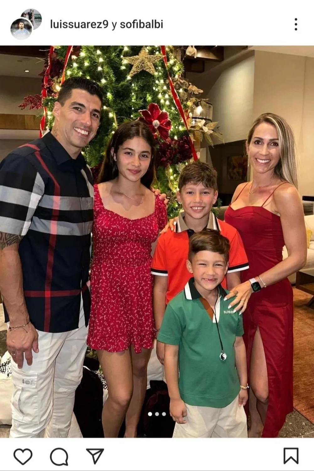 La Navidad de Luis Suárez