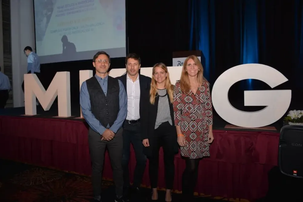 Diego Luque, Damián Starkzman, Carolina Samsing y Victoria Casano