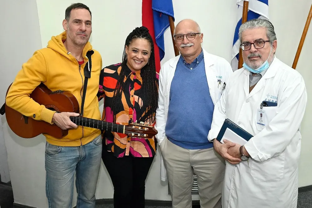 Alejandro Luzardo, Lucila Rada, Álvaro Galiana y Ricardo Ayestarán