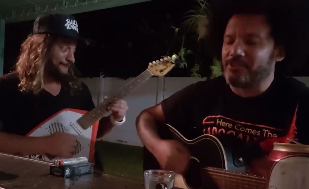 La reunión de los exOnce Tiros El Bananero y Pablo Silvera