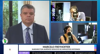Marcelo Freyhoffer, subdirector jurídico del Servicio de Impuestos Internos fue quien informó sobre la detención de los empresarios corruptos.