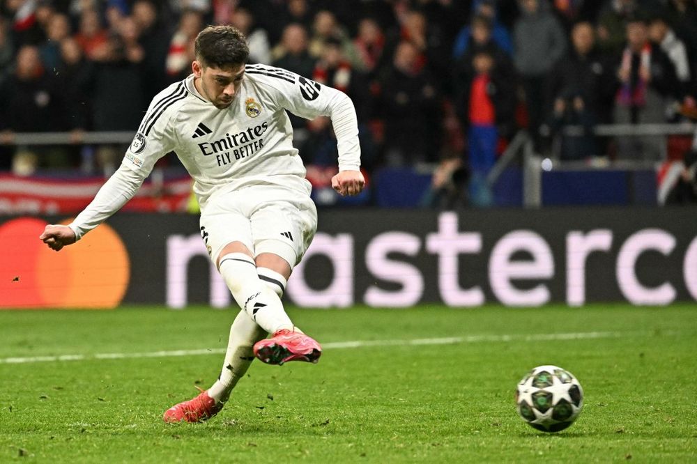 El penal de Federico Valverde ante Atlético de Madrid