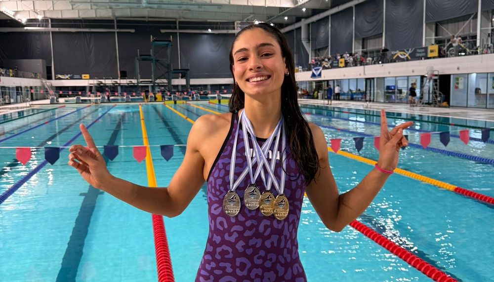 Angelina Solari, nadadora uruguaya