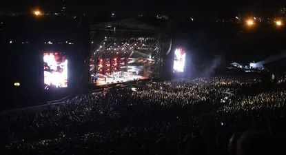 Concierto de La Vela Puerca en el Centenario, realizado el 2 de abril de 2022