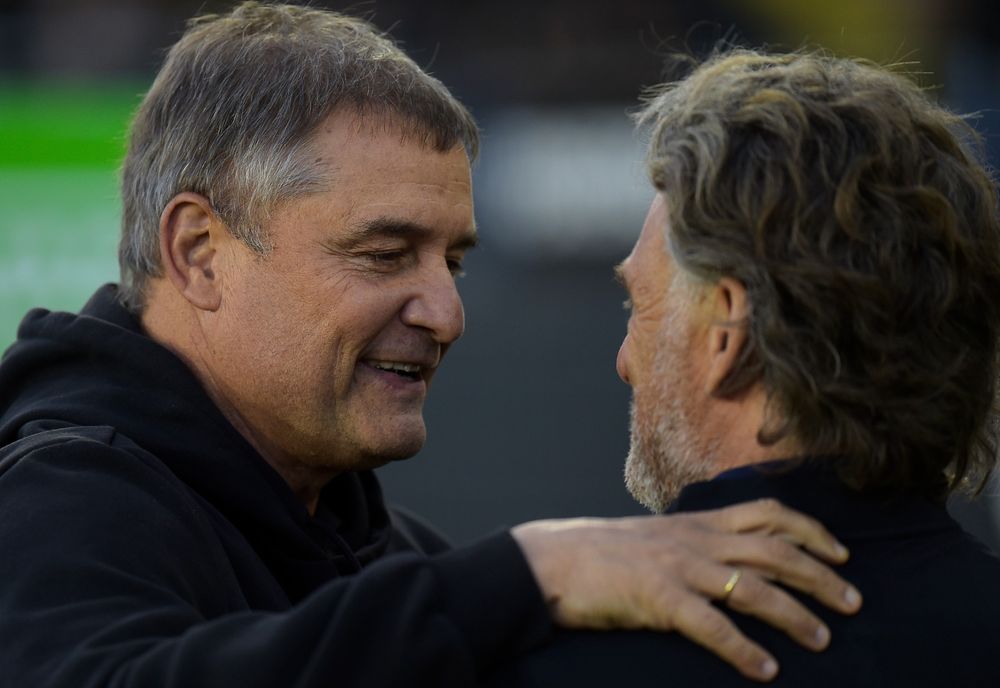 Diego Aguirre y Daniel Carreño