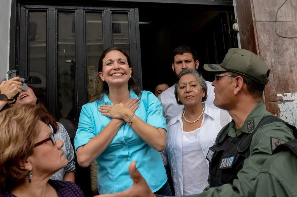 María Corina Machado, líder de la oposición venezolana