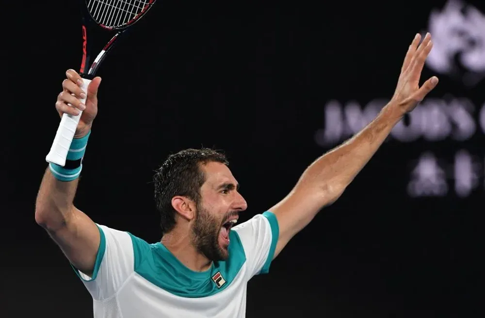 Cilic festejó a lo grande su triunfo ante Edmund