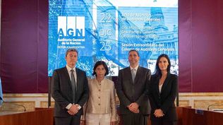 Los nuevos miembros de la AGN, ya en funciones.