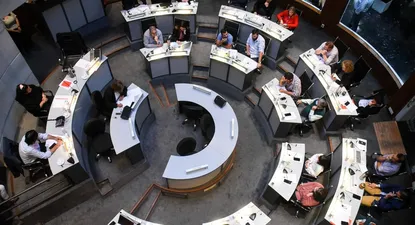 Foto de archivo. Votación préstamo del BID en la Junta Departamental de Montevideo, el 21 de abril de 2022